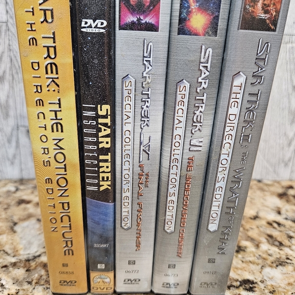 Star Trek DVD Widescreen Collection Lot of 5 Movies Special Collector's Edition - Picture 7 of 10